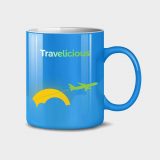 Travelicious plane mug — изображение 3