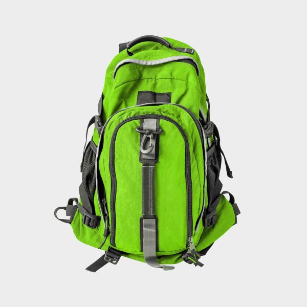 Green backpack
