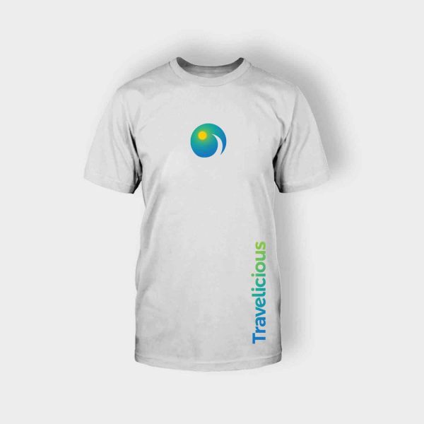 White Travelicious shirt